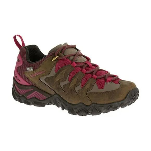 Merrell Chameleon Shift Ventilator Hiking Shoes Nubuck Vibram Bitter Root 11 - Picture 1 of 7
